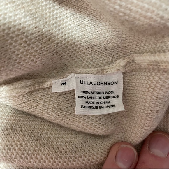 Ulla Johnson | Cici Wool Zebra Balloon Sleeve Cardigan - Picture 13 of 15